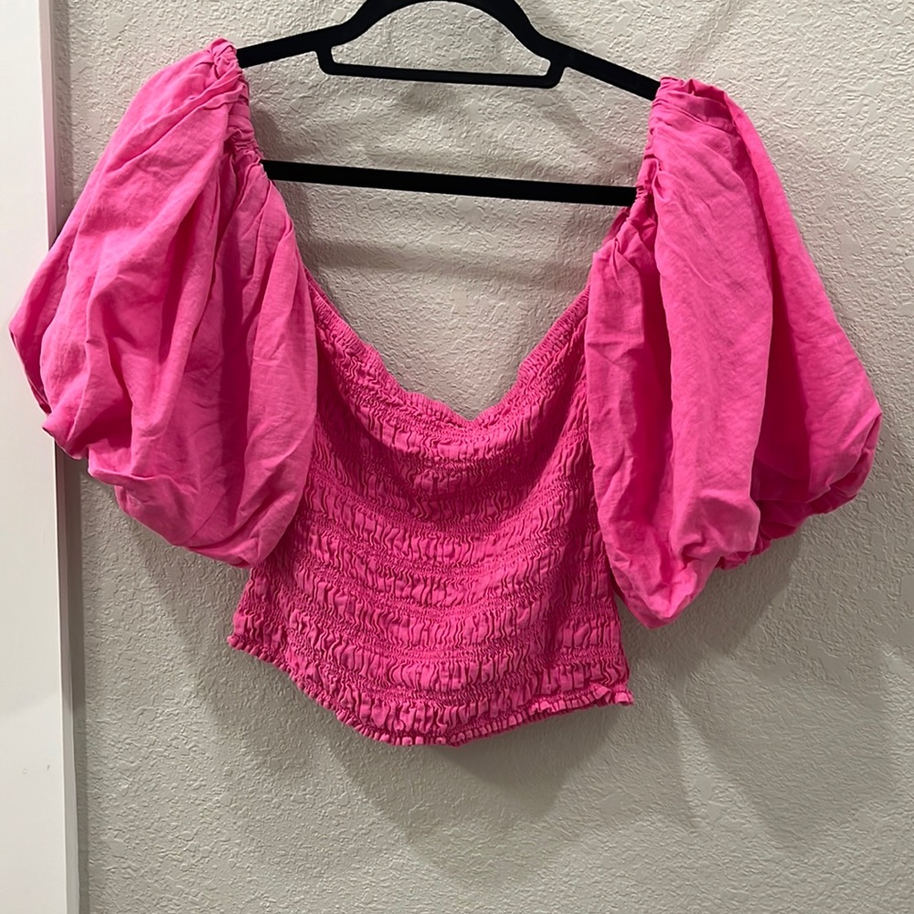 Trendy, Puffy Sleeve Tank Top